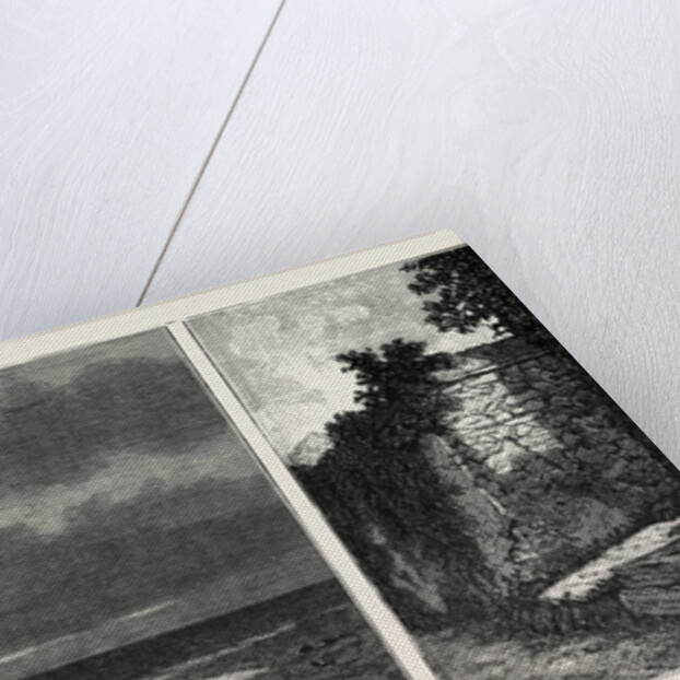 The Death of the Poet Shelley, 1822: The Place Where Shelley's Body Was Cast Ashore. Tomb in the Protestant Cemetery at Rome by Anonymous