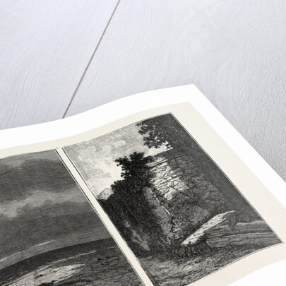 The Death of the Poet Shelley, 1822: The Place Where Shelley's Body Was Cast Ashore. Tomb in the Protestant Cemetery at Rome by Anonymous