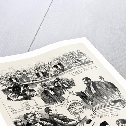The Trial of Madame Clovis Hugues in Paris for the Murder of Morin by Anonymous