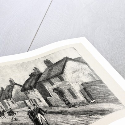 The Sensational Run of the Bicester Hounds, Death of Lady Chesham's Mare in the Village of Chesterton by Anonymous