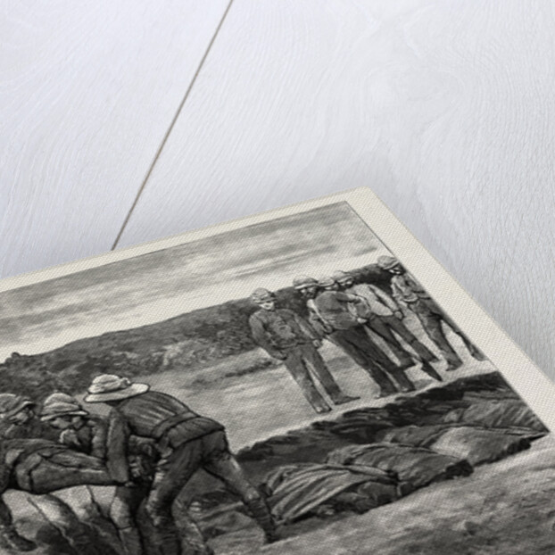 The War in the Soudan: Burial of the Late MK. J.A. Cameron, of the Standard, by His Fellow-Correspondents by Anonymous
