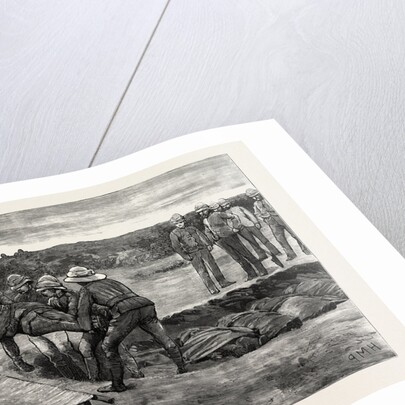 The War in the Soudan: Burial of the Late MK. J.A. Cameron, of the Standard, by His Fellow-Correspondents by Anonymous