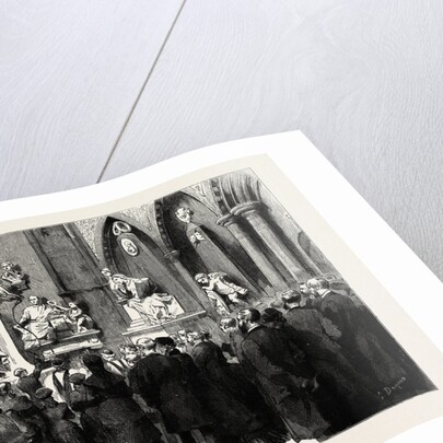 Lord Rosebery Unveiling the Memorial Bust of Robert Burns in Westminster Abbey, London by Anonymous