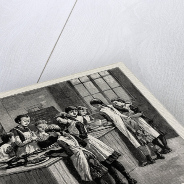 Cookery Class, Marlborough Road, School, London by Anonymous