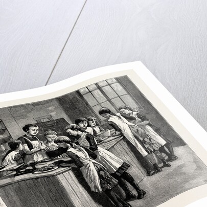 Cookery Class, Marlborough Road, School, London by Anonymous
