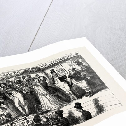 Parliamentary Elections and Electioneering in the Old Days: C. Cruikshank: The Rights of Women, or a View of the Hustings with Female Suffrage, 1853 by Anonymous