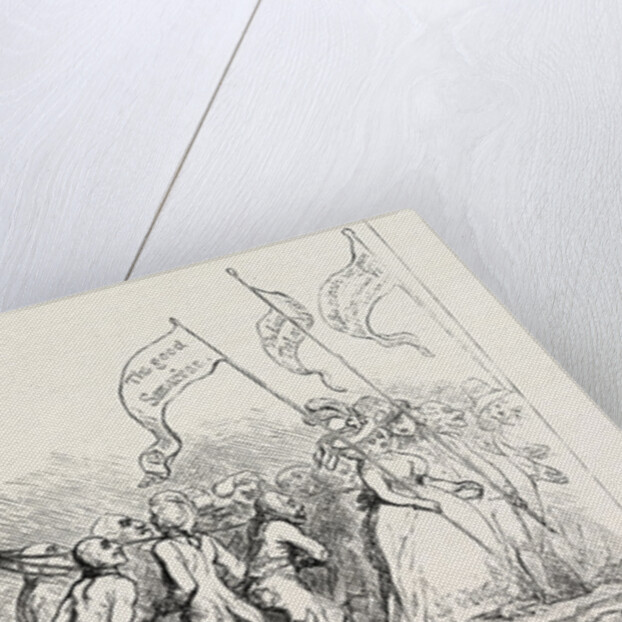 J. Gillray: The Pacific Entrance of Earl Wolf (Lord Lonsdale, the Tyrant of the North) Into Blackhaven (Whitehaven), 1792 by Anonymous