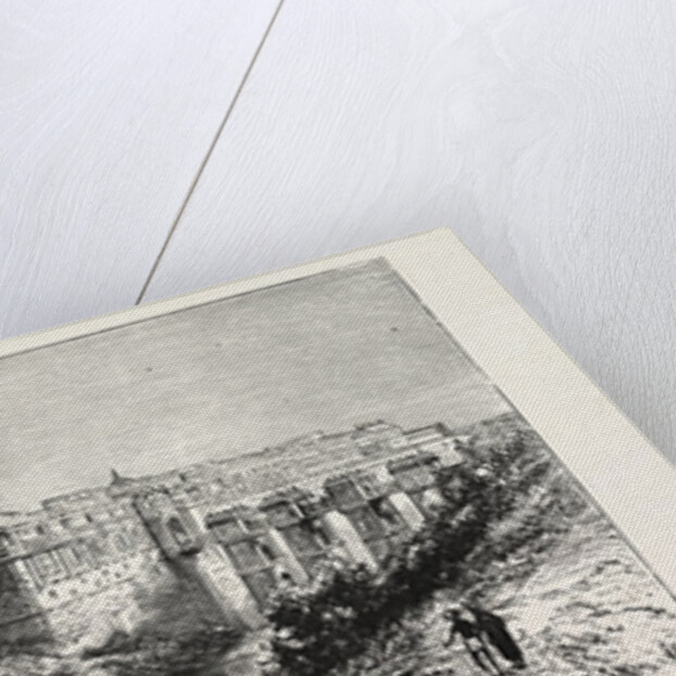 A View in Bundelkhund, Central India: The Fort at Samptar by Anonymous