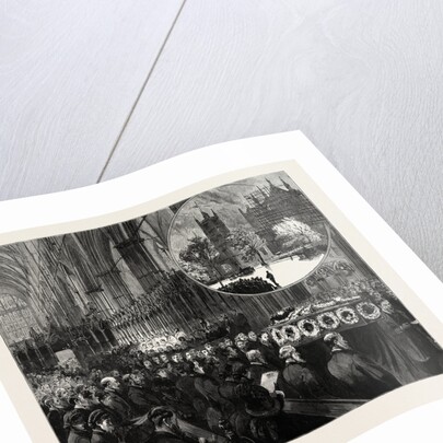 The Funeral Service for the Late Lord Shaftesbury at Westminster Abbey by Anonymous