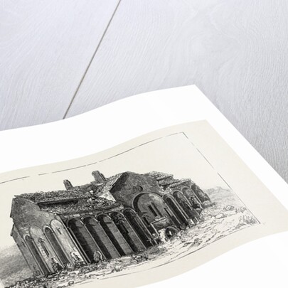 Ruins at Ani, Armenia: Ancient Citadel of Ani in the Plain of the Akhourian River; the Cathedral Church of Ani by Anonymous