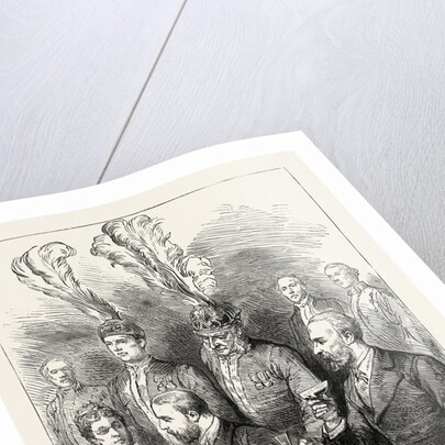 The Prince of Wales in Sweden: The Farewell Lunch at Drottningholm, the Prince of Wales Waited on by the La–Pare of the Queen and the Princess of Dalecarlia by Anonymous