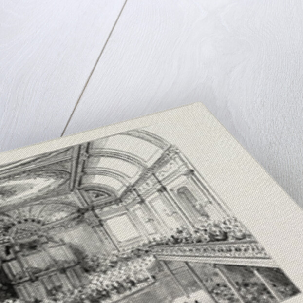 Aberdeen: Warping Machines in the Grandholm Tweed Mills; Interior of the Music Hall. by Anonymous