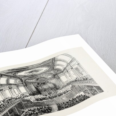 Aberdeen: Warping Machines in the Grandholm Tweed Mills; Interior of the Music Hall. by Anonymous