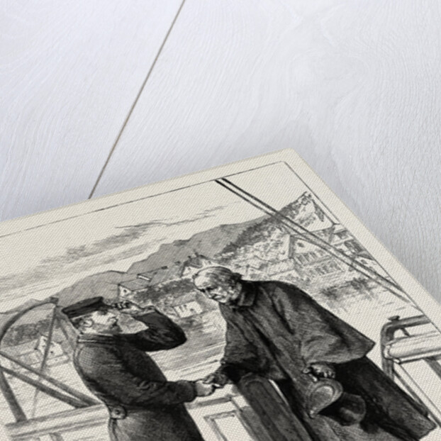 The Prince of Wales in Norway: Mr. Gladstone Visiting the Prince at Molde on Board the Royal Yacht Osborne by Anonymous