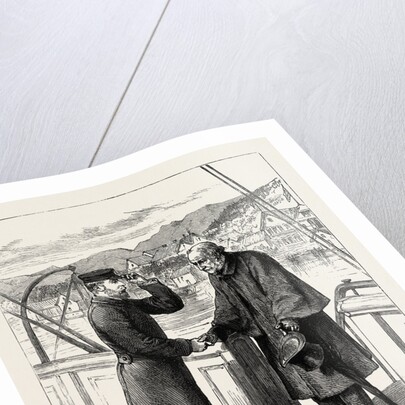 The Prince of Wales in Norway: Mr. Gladstone Visiting the Prince at Molde on Board the Royal Yacht Osborne by Anonymous