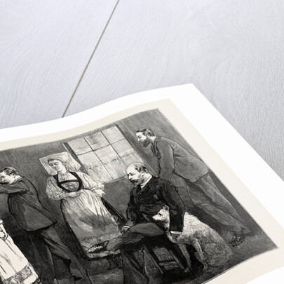 The Prince of Wales in Norway: Trying a Bridal Crown on the Head of a Waiting-Maid at Vossevangen by Anonymous