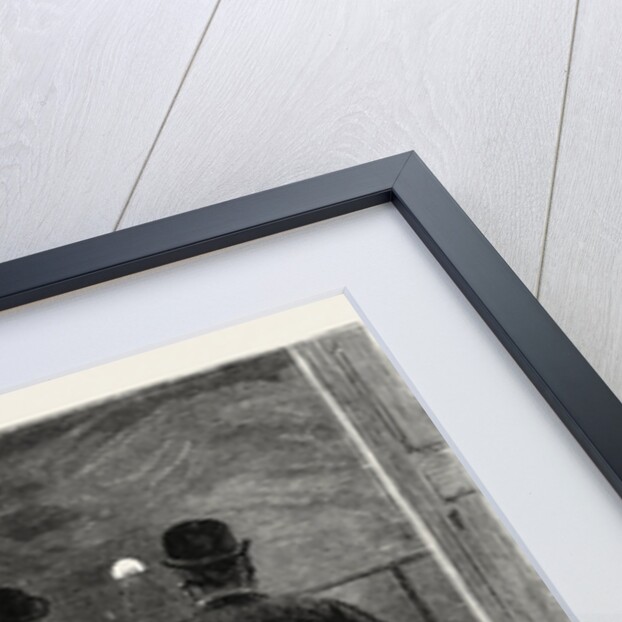 The Prince of Wales in Norway: The Prince in One of the Tunnels of the Bergen-Voss Railway by Anonymous