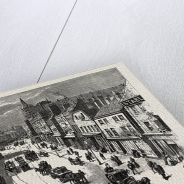 Leeds, Briggate, from the Railway Bridge by Anonymous