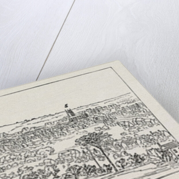 South East Prospect of Leeds, in 1745 by Anonymous