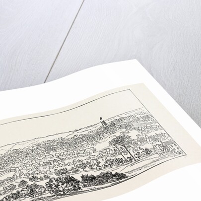 South East Prospect of Leeds, in 1745 by Anonymous