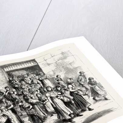 Leeds: Messrs. Marshall's Flax Mill: Factory Hands Leaving for Dinner by Anonymous