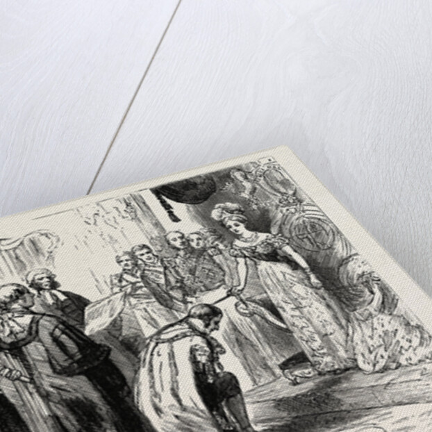 In the City, Nov. 9, 1837, Her Majesty Knighting Sir Moses Montefiore by Anonymous