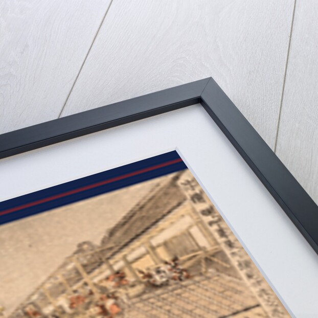 Ukie Sakaicho Fukiyacho Kaomise Yorushibai No Zu, Perspective Picture of a Night Show of the Opening-of-the-Season Performance at Fukiyacho and Sakaicho by Anonymous