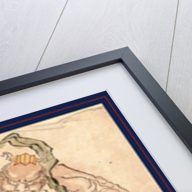 Niozo ungyo, Buddhist gate guardian Ungyo by Anonymous