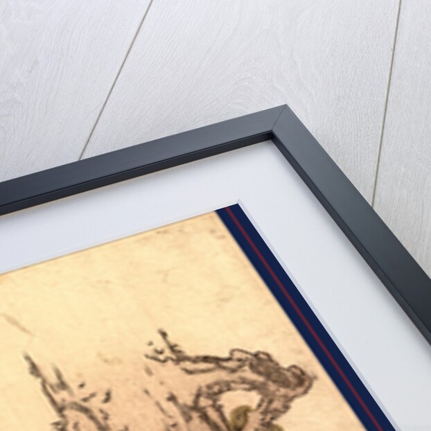 Matsu no hora no takasago no jo to uba, Tagasago couple in the hollow of a pine tree by Katsushika Hokusai