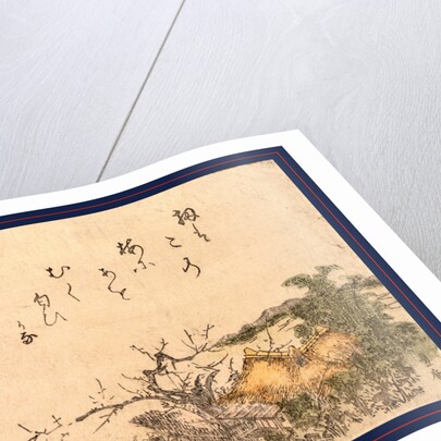 Inakaya No Ume, Plum Tree of a Country Farmhouse. 1804 by Anonymous