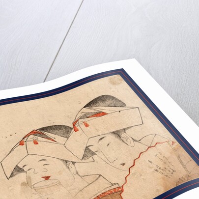 Bijin to Otafuku, Beauty and Otafuku by Anonymous