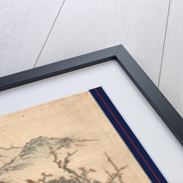 Baika Saru Hiku Musume, Young Women Walking a Monkey Under a Plum Tree. 1824 by Anonymous