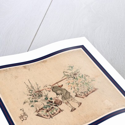 Hanauri, Flower Vendor by Anonymous