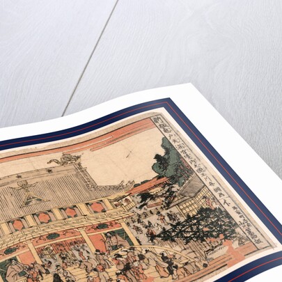 Shinpan Kameido Tenmangu Keidai No Zu, a New Print of Inside Kameido Tenmangu Shrine by Anonymous