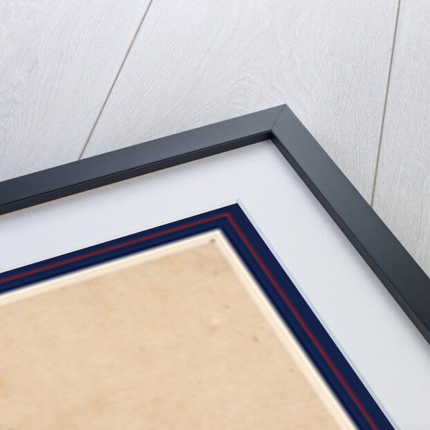 A Monk Wearing a Mask(?) with a Horn, Sitting on the Ground Beating a Drum (Tsuri-Daiko) by Anonymous