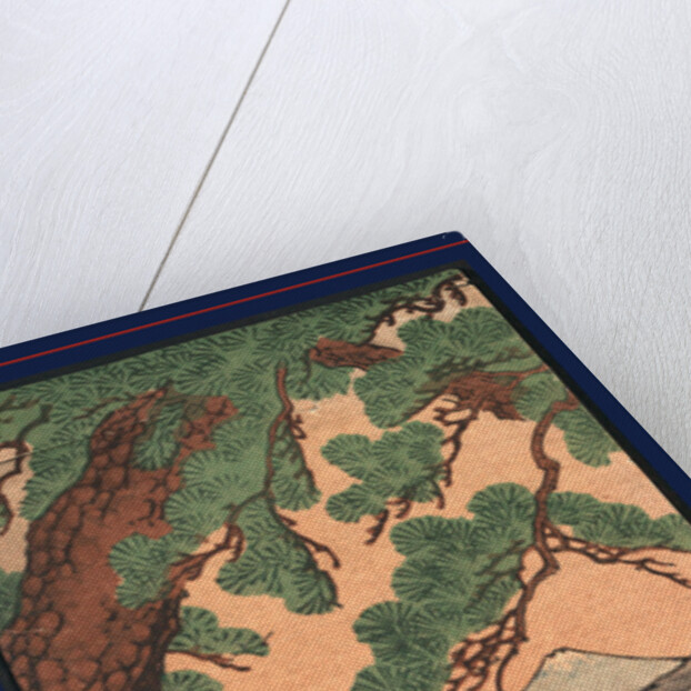 Kisibe no matsu, Pine tree on the shore by Utagawa Kuniyoshi