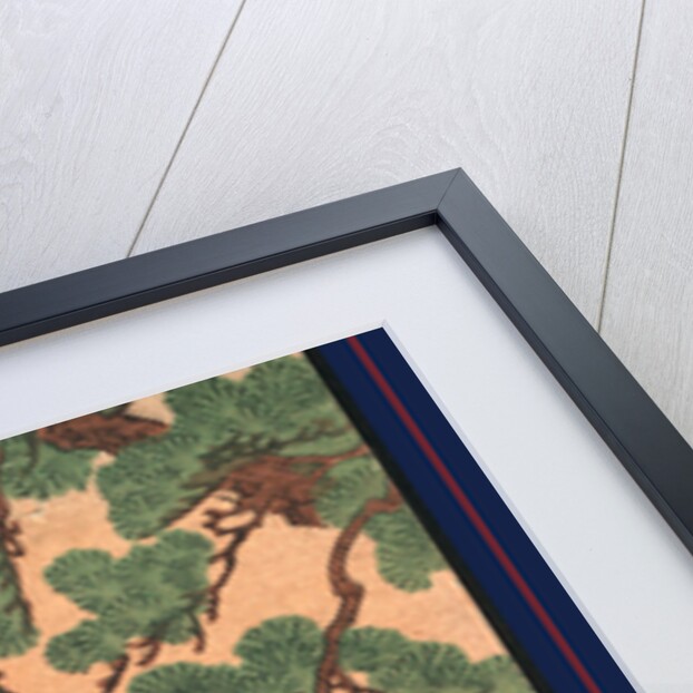 Kisibe no matsu, Pine tree on the shore by Utagawa Kuniyoshi