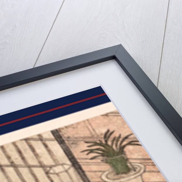 Five Men Relaxing Around a Hibachi by Anonymous