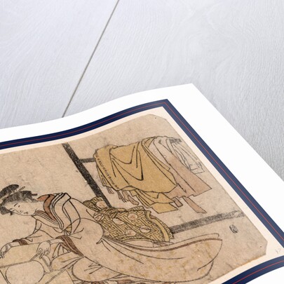 Mari O Dasu Musume, Young Lady Removing a Kemari (Ball) from Its Box by Anonymous