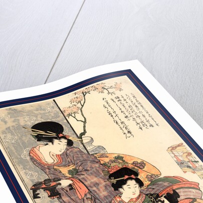 Hinamatsuri, Girl's festival (hinamatsuri) by Kitagawa Utamaro