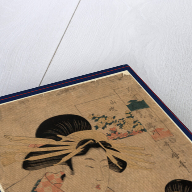 Yamabuki ogiya uchi takigawa, Mountain rose: The courtesan Takigawa of Ogiya by Utamaro II