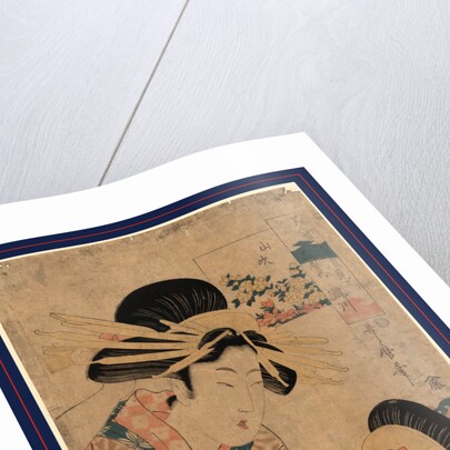 Yamabuki ogiya uchi takigawa, Mountain rose: The courtesan Takigawa of Ogiya by Utamaro II