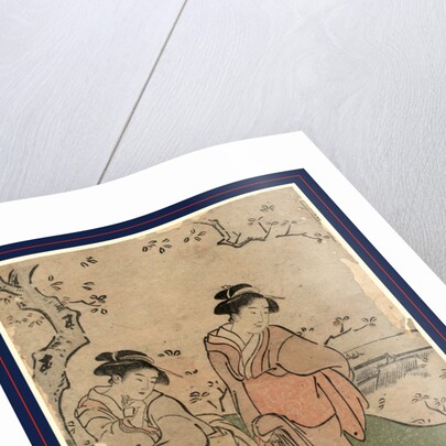 Hanami, Cherry blossom viewing by Torii Kiyonaga