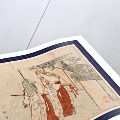 Katsugi No Futari No Onna, Two Women Wearing Cloaks As Veils by Anonymous