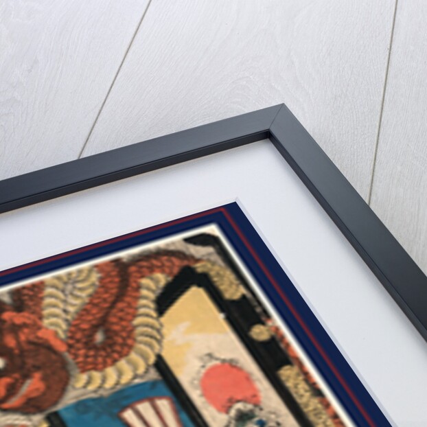 Raiko shitenno to tsuchigumo, Raiko Shitenno Minamoto Yorimitsu and the earth spider by Utagawa Kuninaga