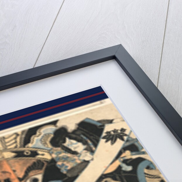 Two Actors on the Shoulders of a Giant and the Third Actor Leaping Onto the Giant by Anonymous