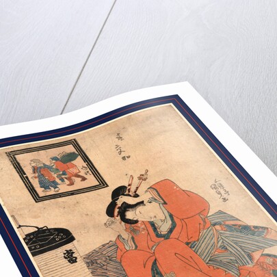 Nenrei, New Years greetings by Utagawa Toyokuni