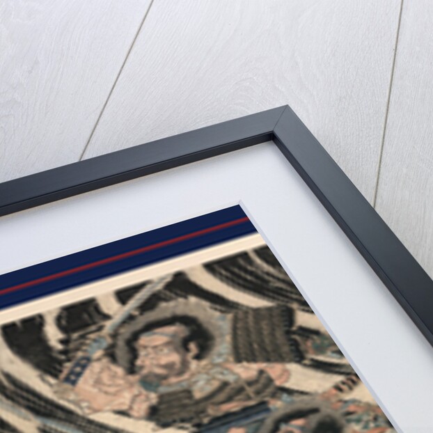 Raiko sitenno to shutendoji no kubi, Minamoto Yorimitsu (Raiko Sitenno) and the head of the demon Shutendoji by Anonymous