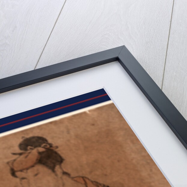 Actor Iwai Hanshiro IV, Three-Quarter Length Portrait, Reclining, Facing Left by Anonymous