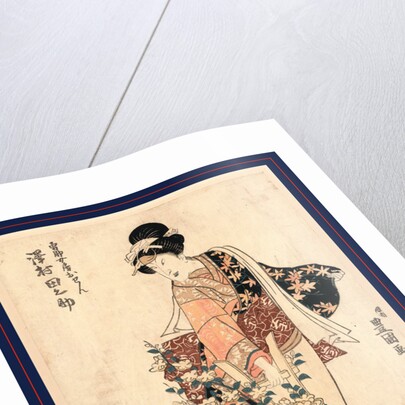 Sawamura Tanosuke, an Actor, in the Role of Osen by Anonymous